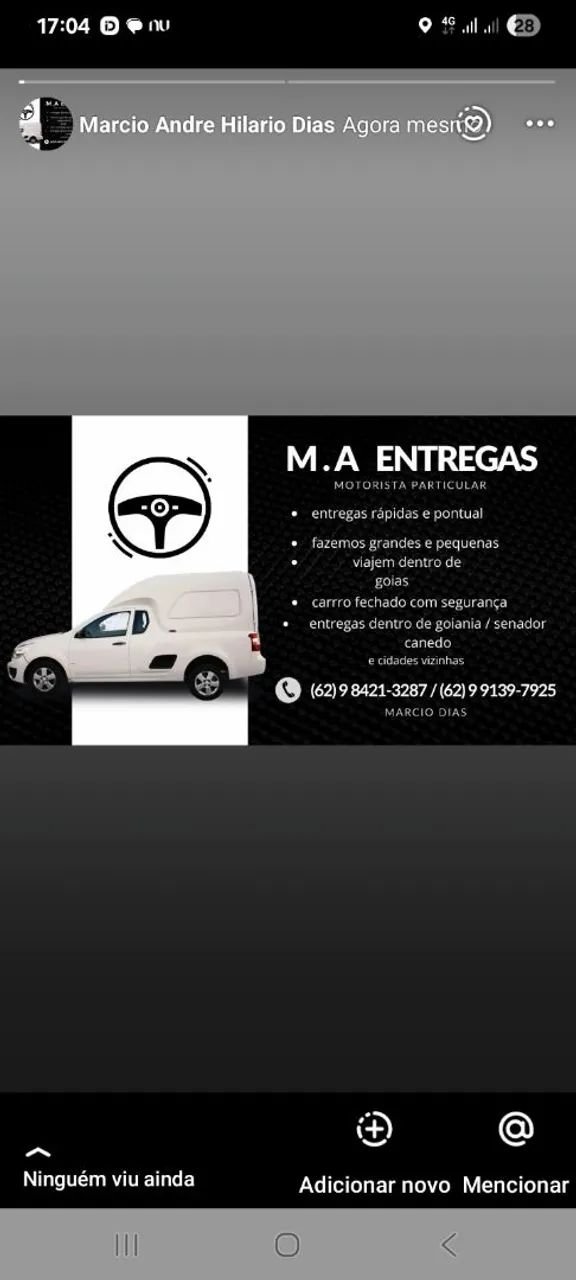 Frete para todo estado de goias