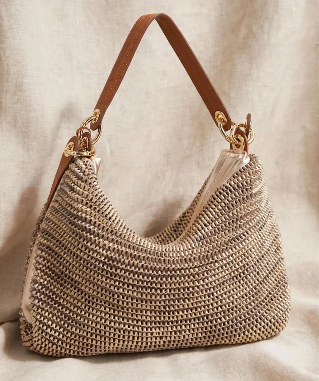 Bolsa Madras grande luz da lua  - Foto 3