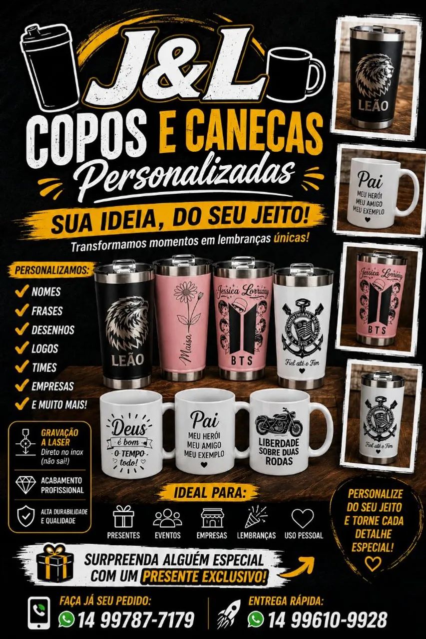 Vendas de copos e canecas personalizadas  - Foto 2