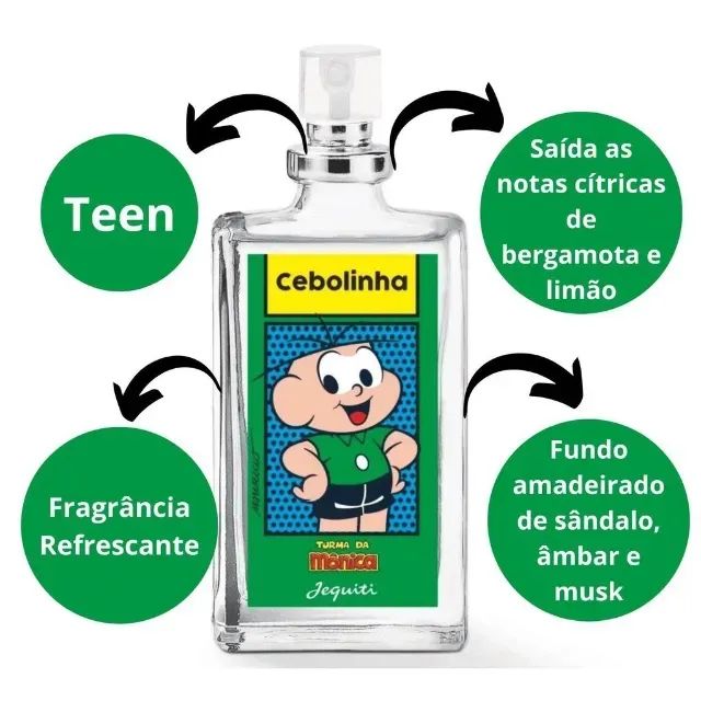 Perfume Colônia Jequiti Cebolinha 25Ml - Foto 2