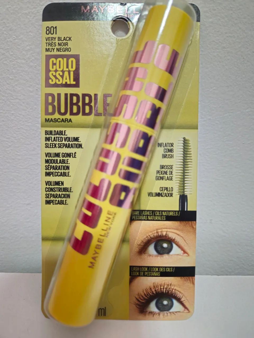 Máscara Olhos Maybelline Colossal Bubble