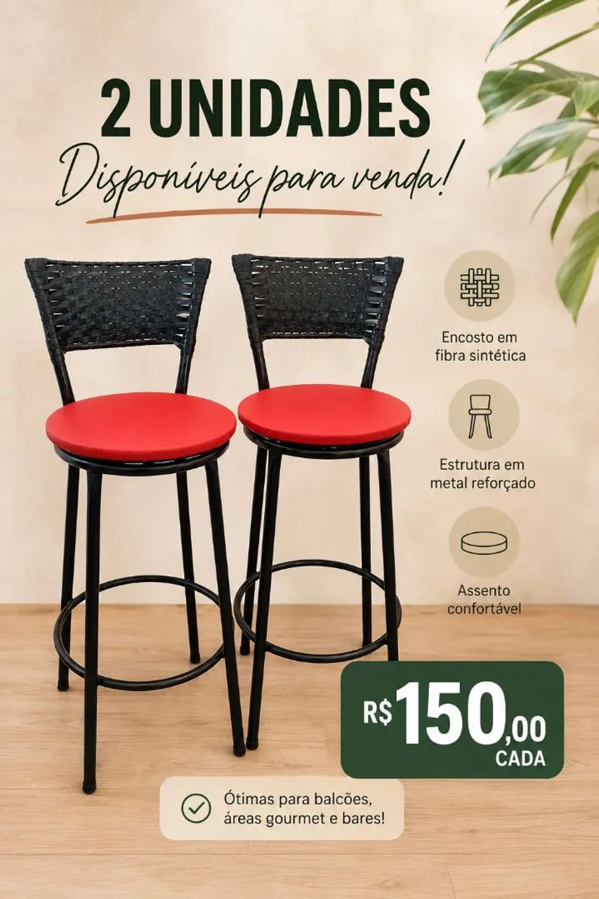 BANCO PARA BALCÃO 