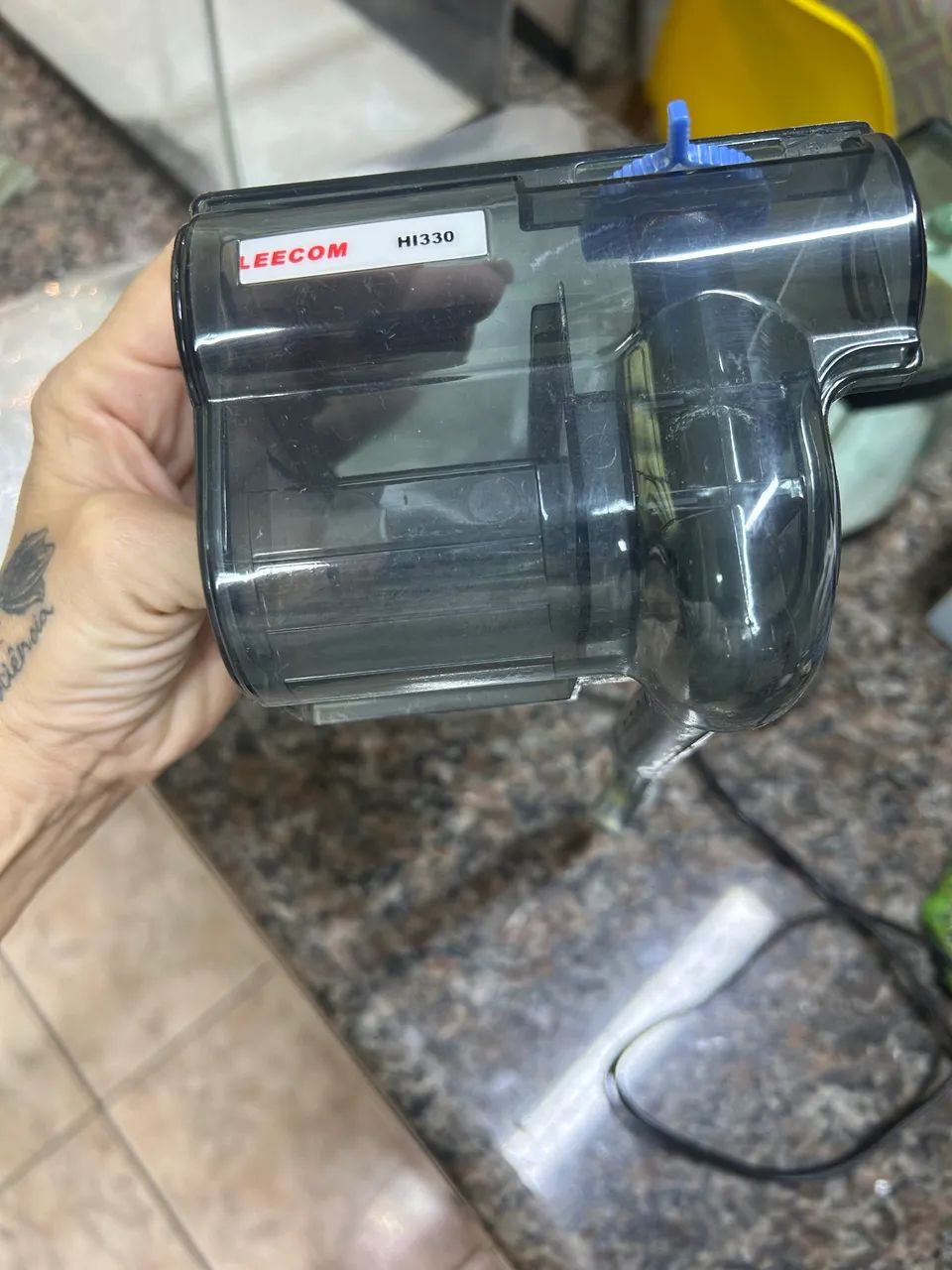 Filtro pequeno aquário