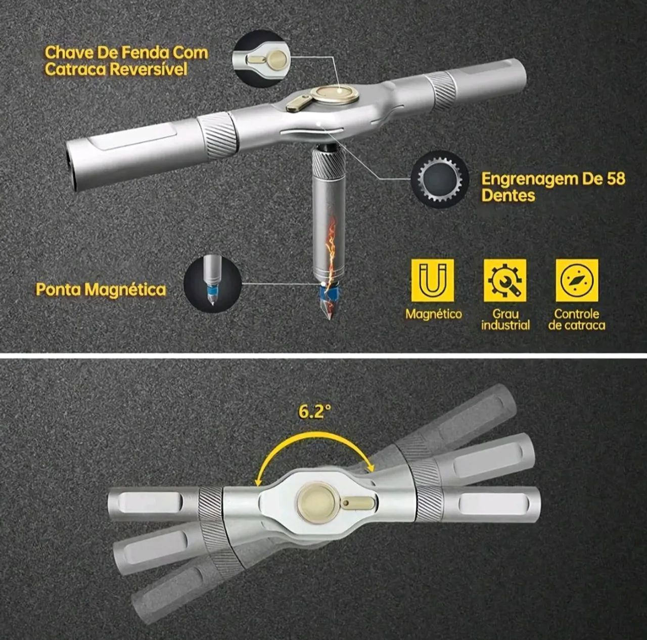 Kit de Ferramentas Profissional Manual - Foto 4