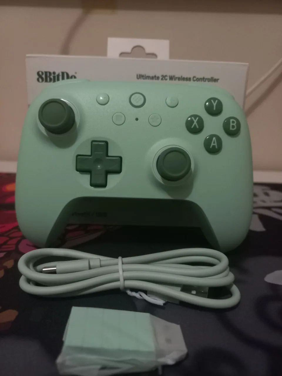 Controle 8BitDo Ultimate 2C verde (novo) - Foto 2