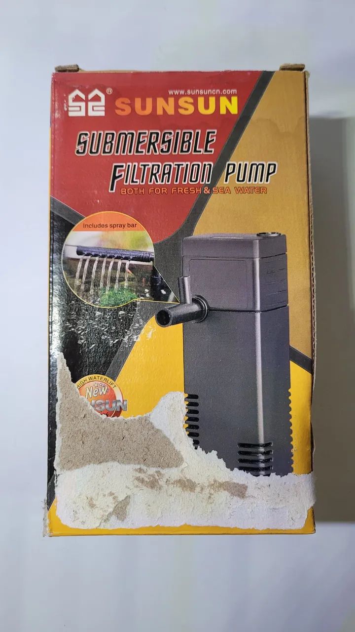 3 filtros Sunsun HJ-111b 200l/h para aquários de até 40L  - Foto 2