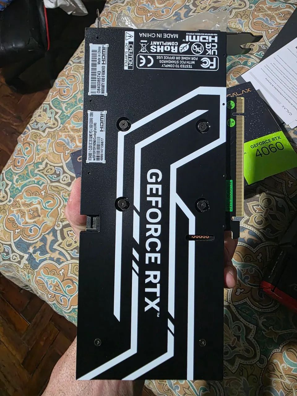 Rtx 4060 Galax nota e garantia - Foto 4