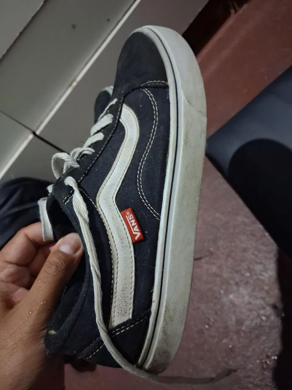 Tênis Vans Old Skool preto/branco