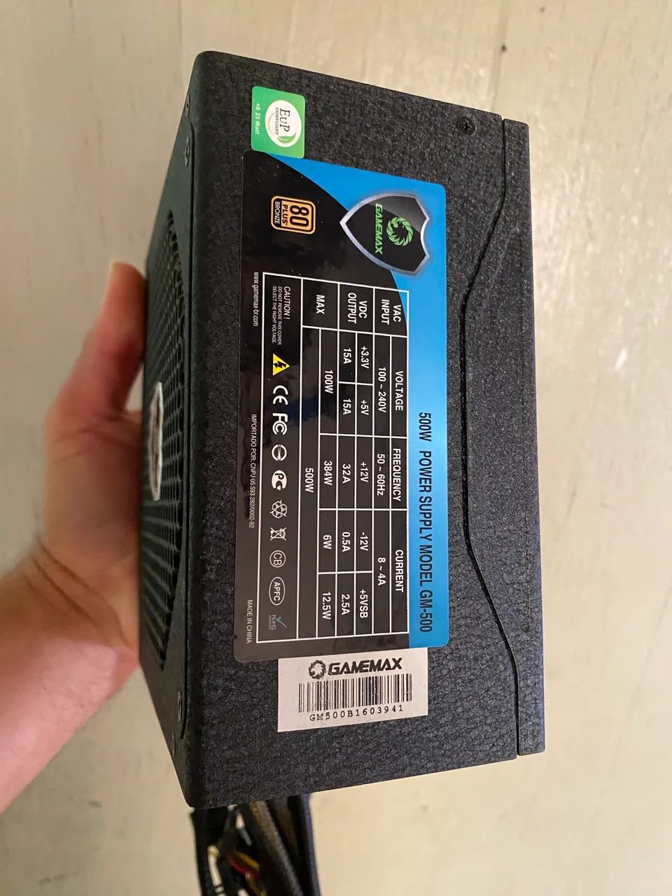 Fonte real 500w Gamemax  - Foto 4