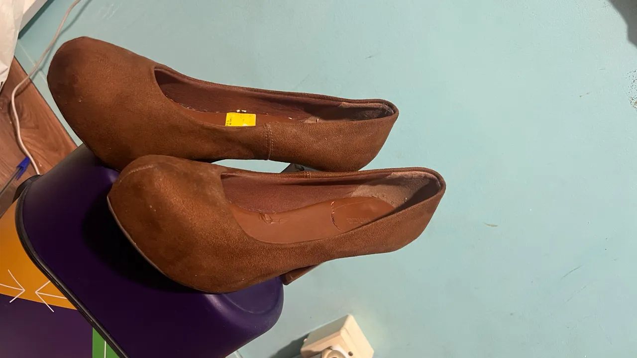 Scarpins marrons 