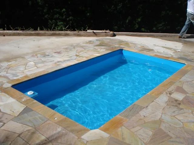 piscina fibra retangular  3,20x1,80x0,70
