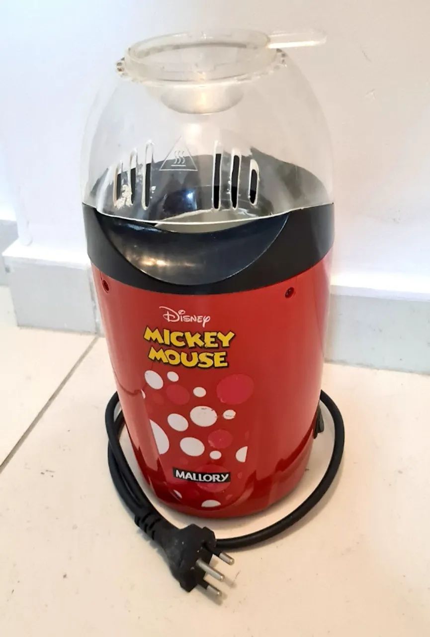 Pipoqueira Mickey Mouse como nova