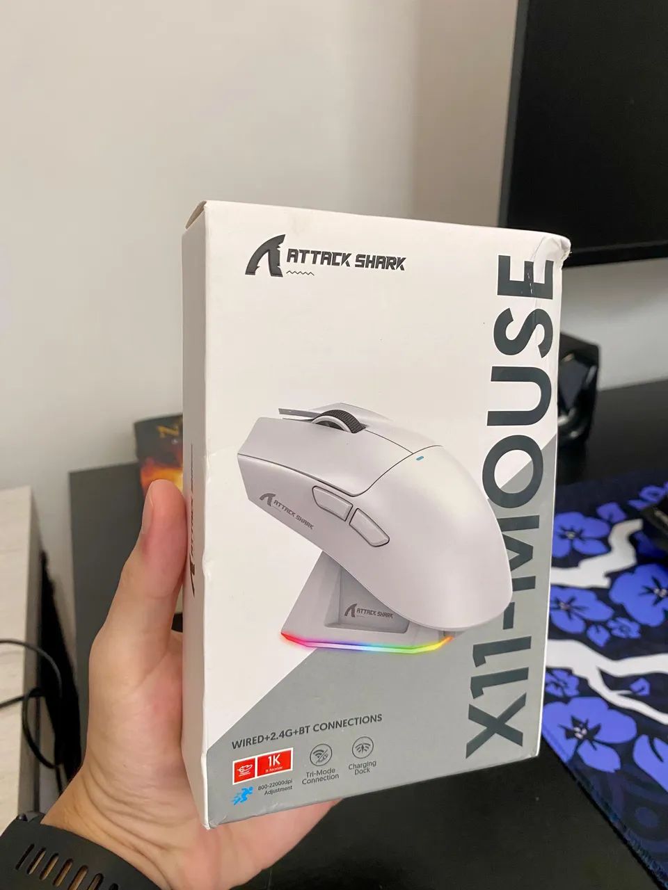 Mouse Attack Shark X11 - NOVO