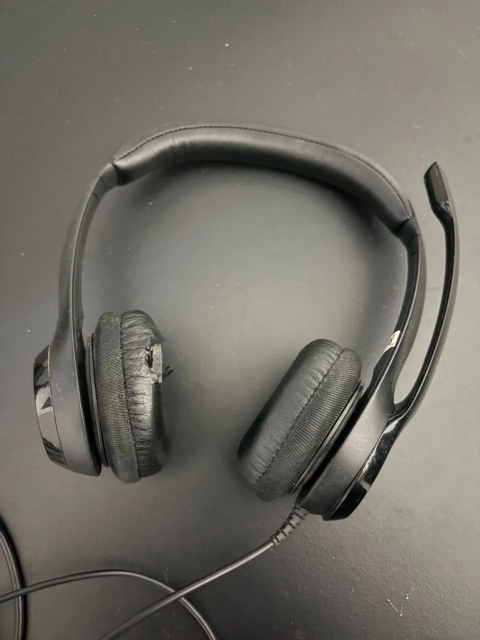 headset com fio usb logitech h390 