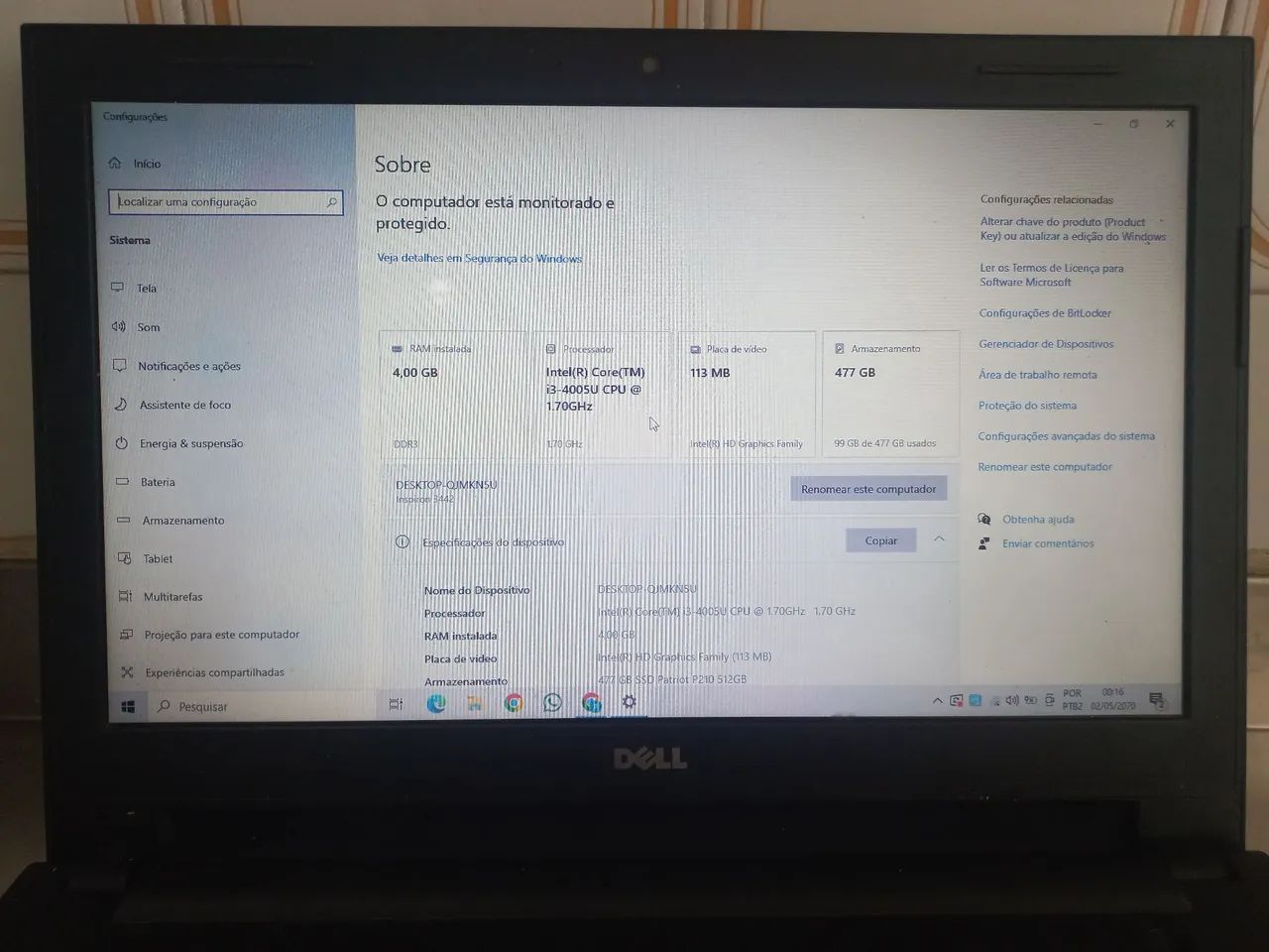 Dell Inspiron 3442 Intel Core i3-4005U - Foto 4