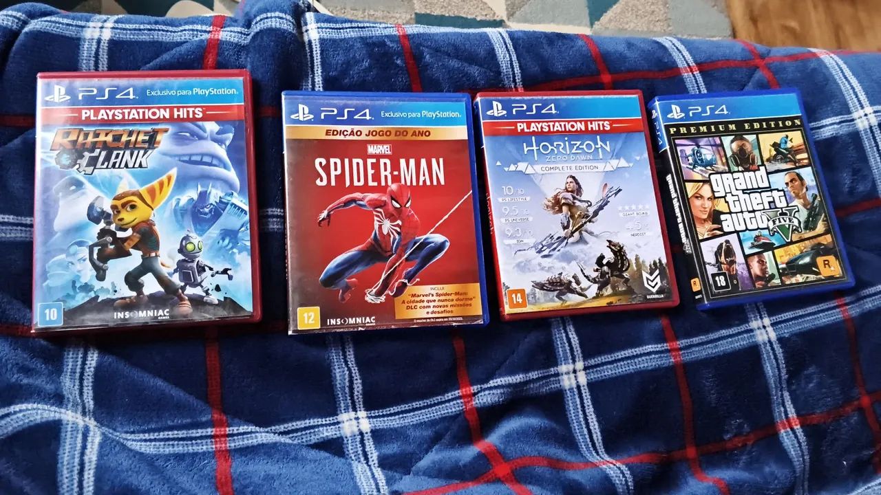Ps4 slin com ssd de 650G com 4 jogos  - Foto 4