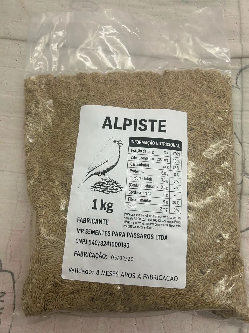 Sementes de alpiste para pássaros  - Foto 2