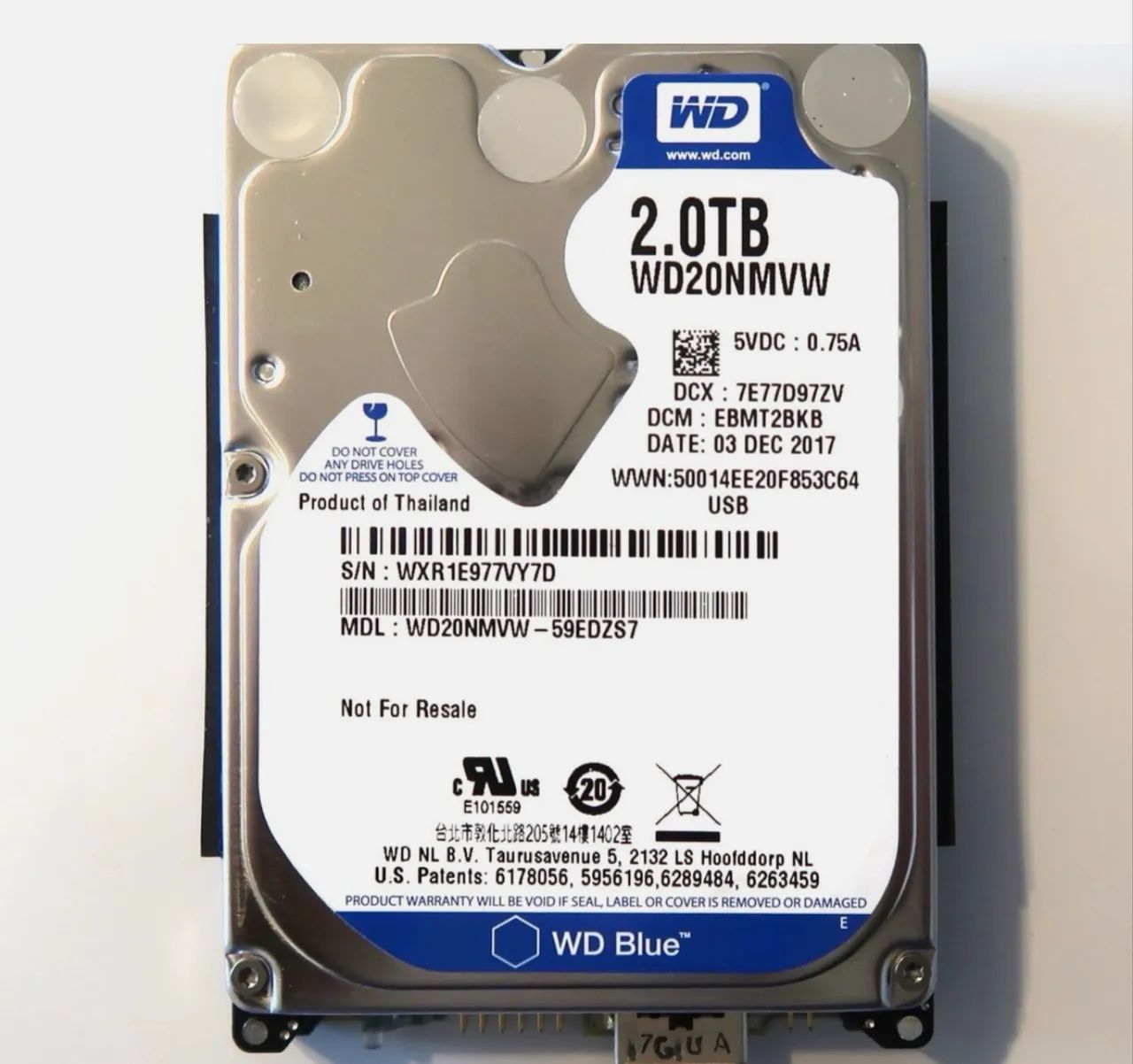 Hd WD de 2 T