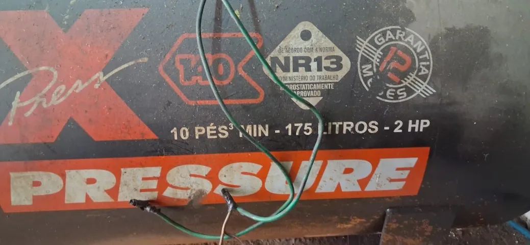 Compressor sem motor elétrico de partida e motor mecânico precisado de retifica