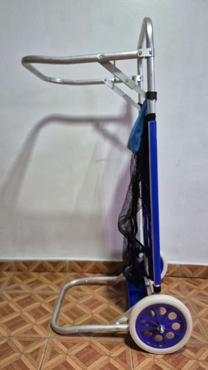 CARRINHO/MESA PARA PRAIA COM BOLSA E REDE
