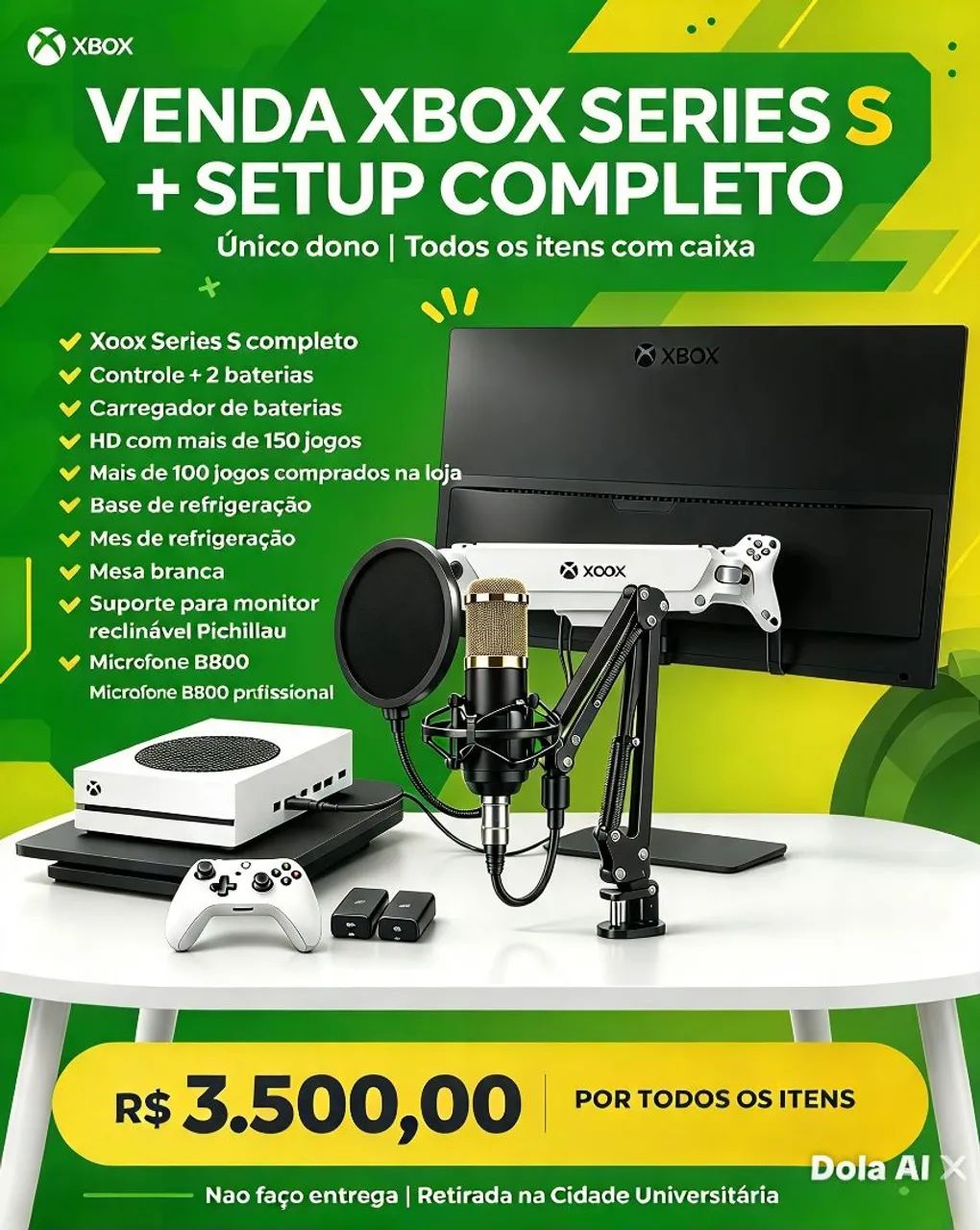 Xbox séries S completo 