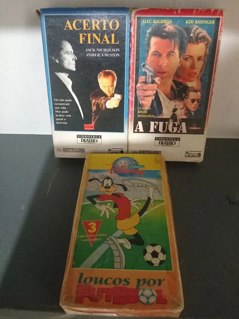 03 fitas VHS