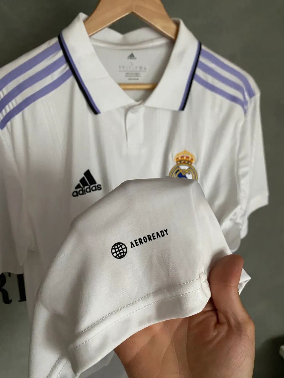 Camisa Real Madrid Retrô 22/23 + ENTREGA GRÁTIS  - Foto 3