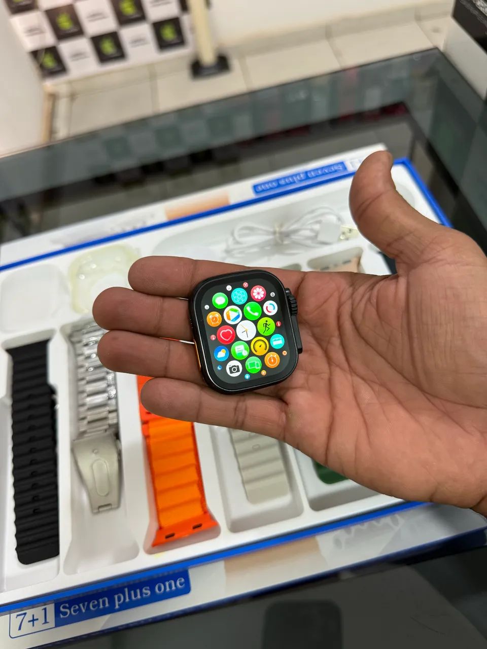 Smartwatch 2027 + pulseiras + case de proteção  - Foto 3