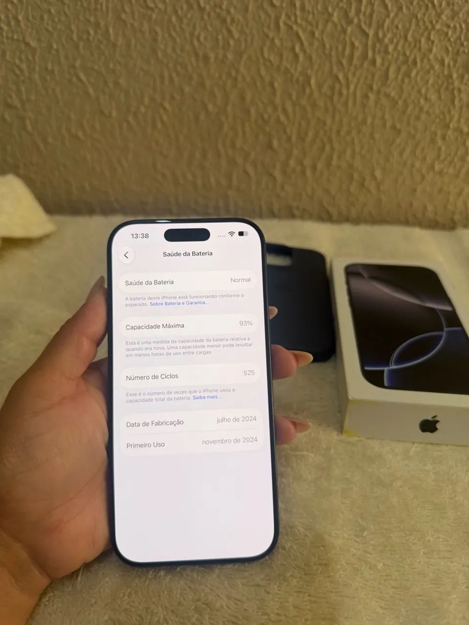 iPhone 16 Pro 128gb semi novo  - Foto 3