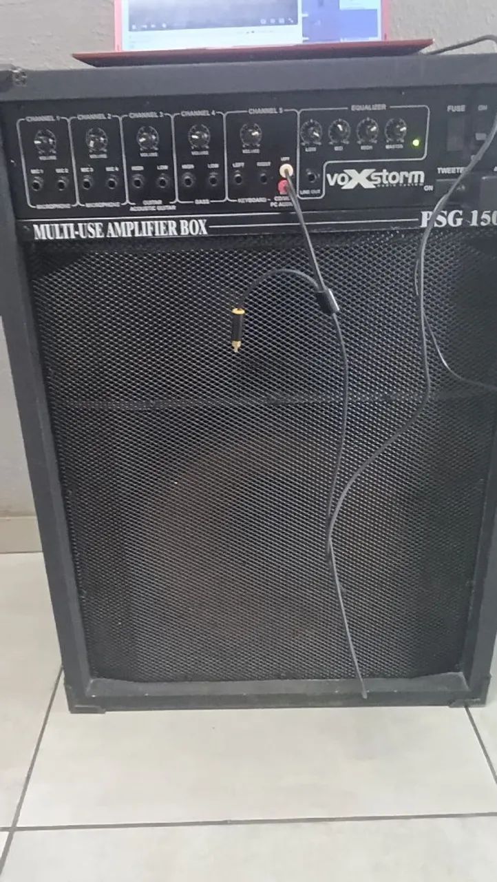 Caixa de som profissional amplificada - Foto 2