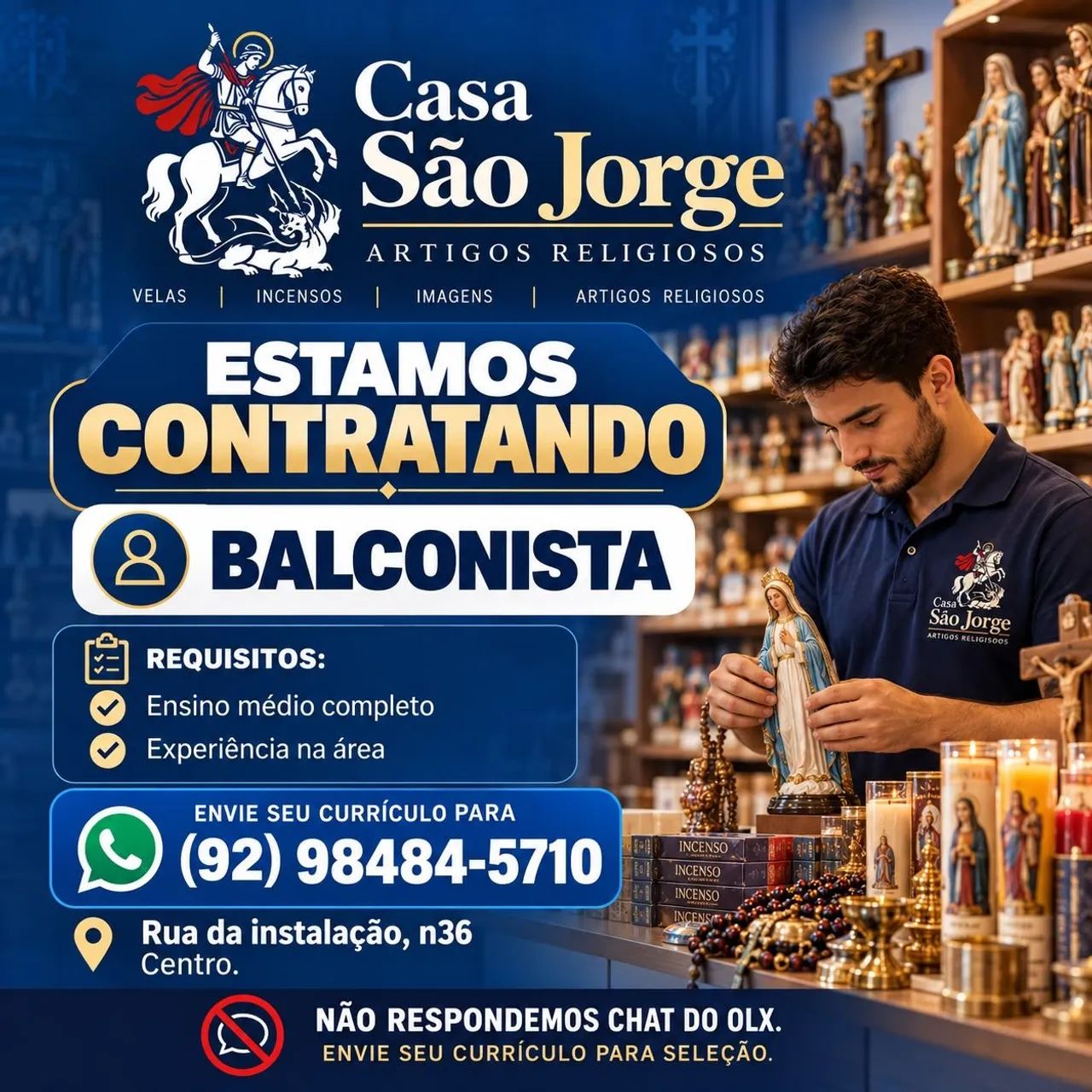 Oportunidade de trabalho