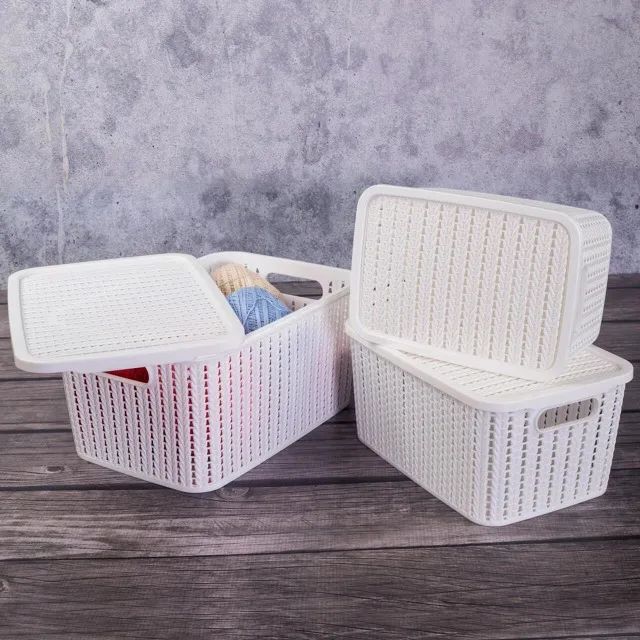 Caixa Organizadora Trama 8 Litros - Plasútil - Foto 4