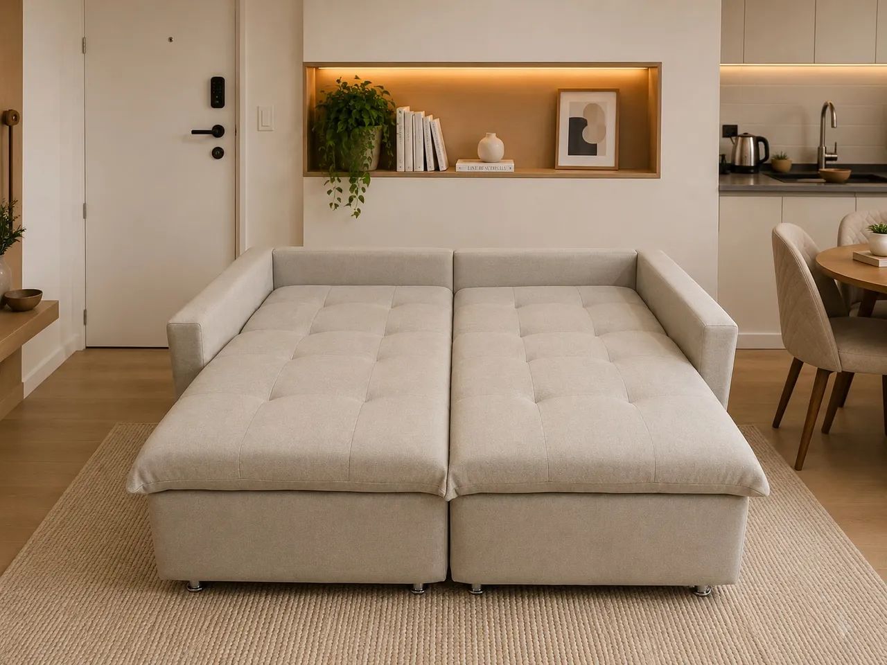 Sofá 3 em 1 (cama, retrátil e reclinável) pagamento em até 18x - Foto 4