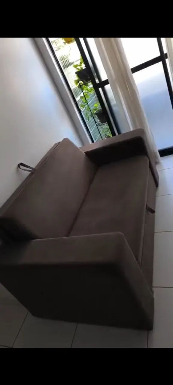 Sofá cama seme  novo sem detalhes zero de falha