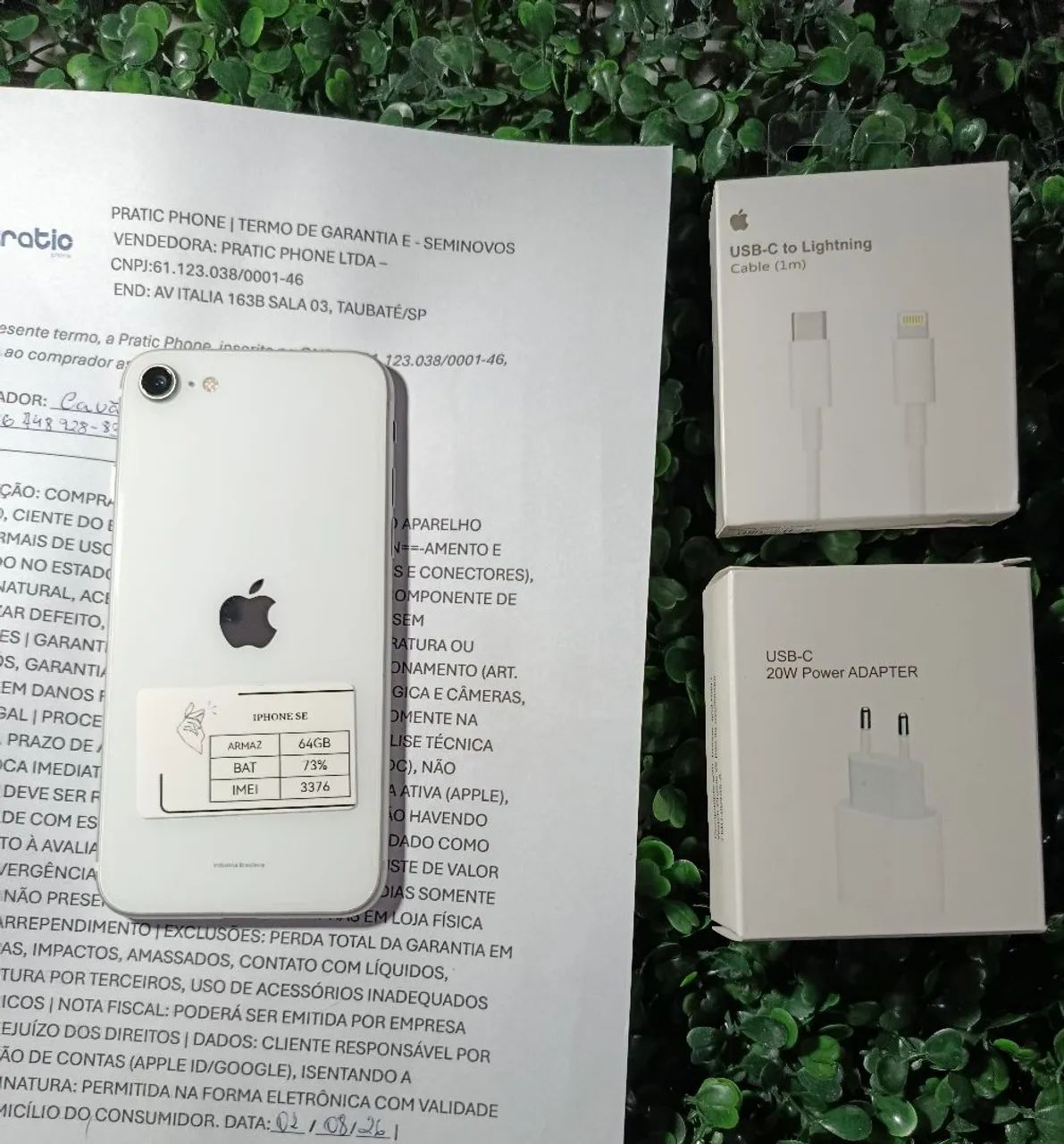 iPhone SE 2ª geração 64 GB na garantia  - Foto 3