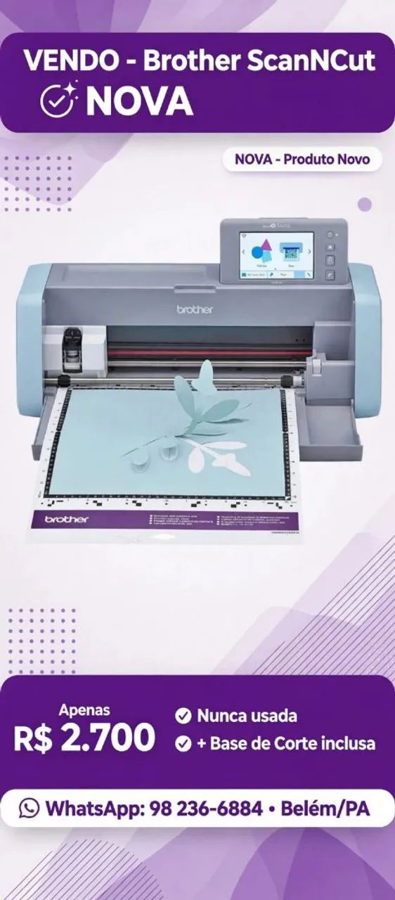Vendo Brother Scanncut SDX NOVA 