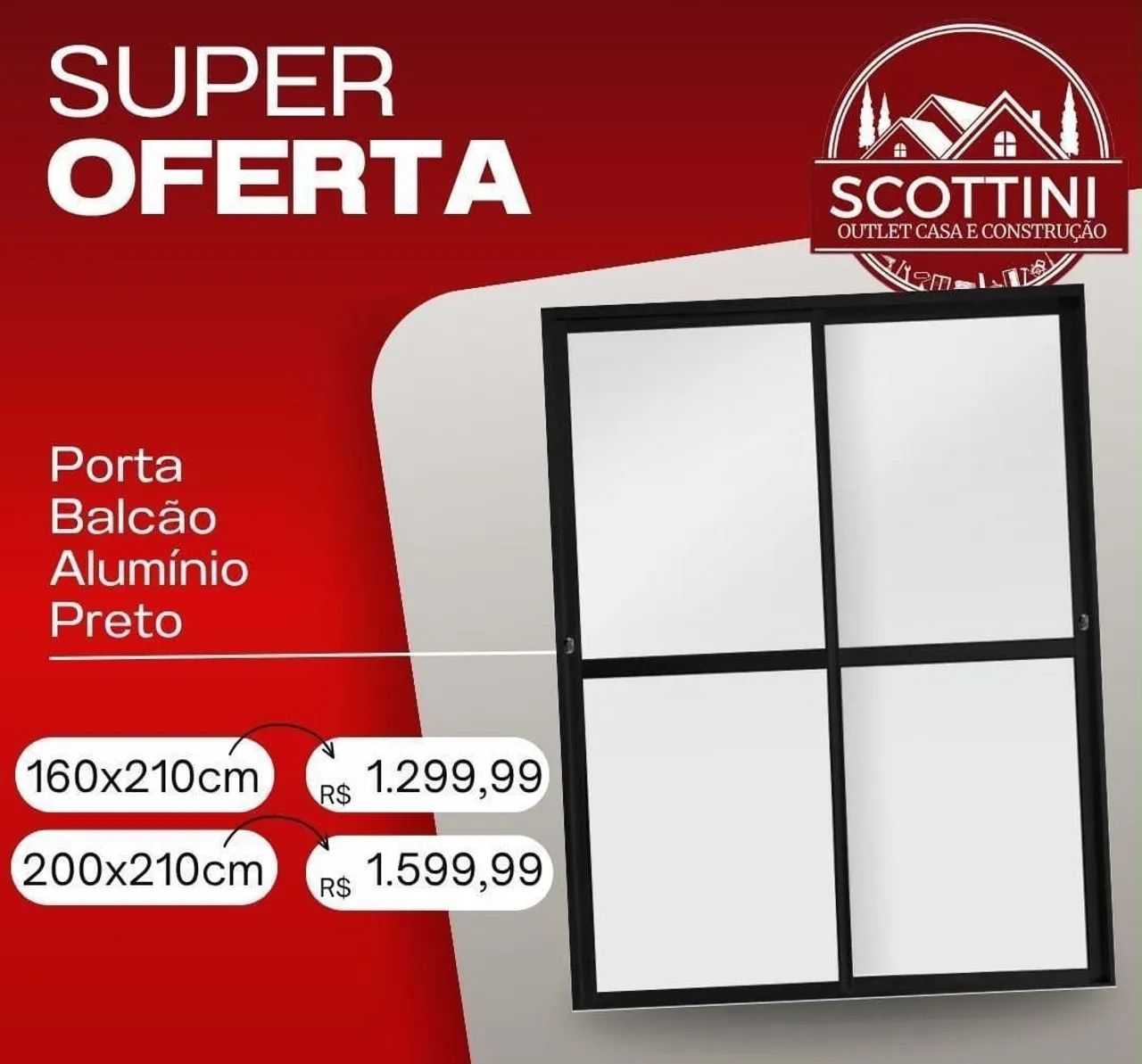 PROMOÇÃO IMPERDÍVEL PORTAS BALCÃO  - Foto 2