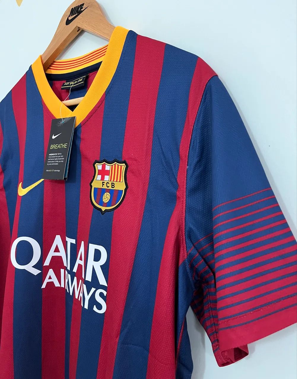 Camisa Barcelona 2013 - Modelo Retrô (Pronta Entrega) - Foto 4