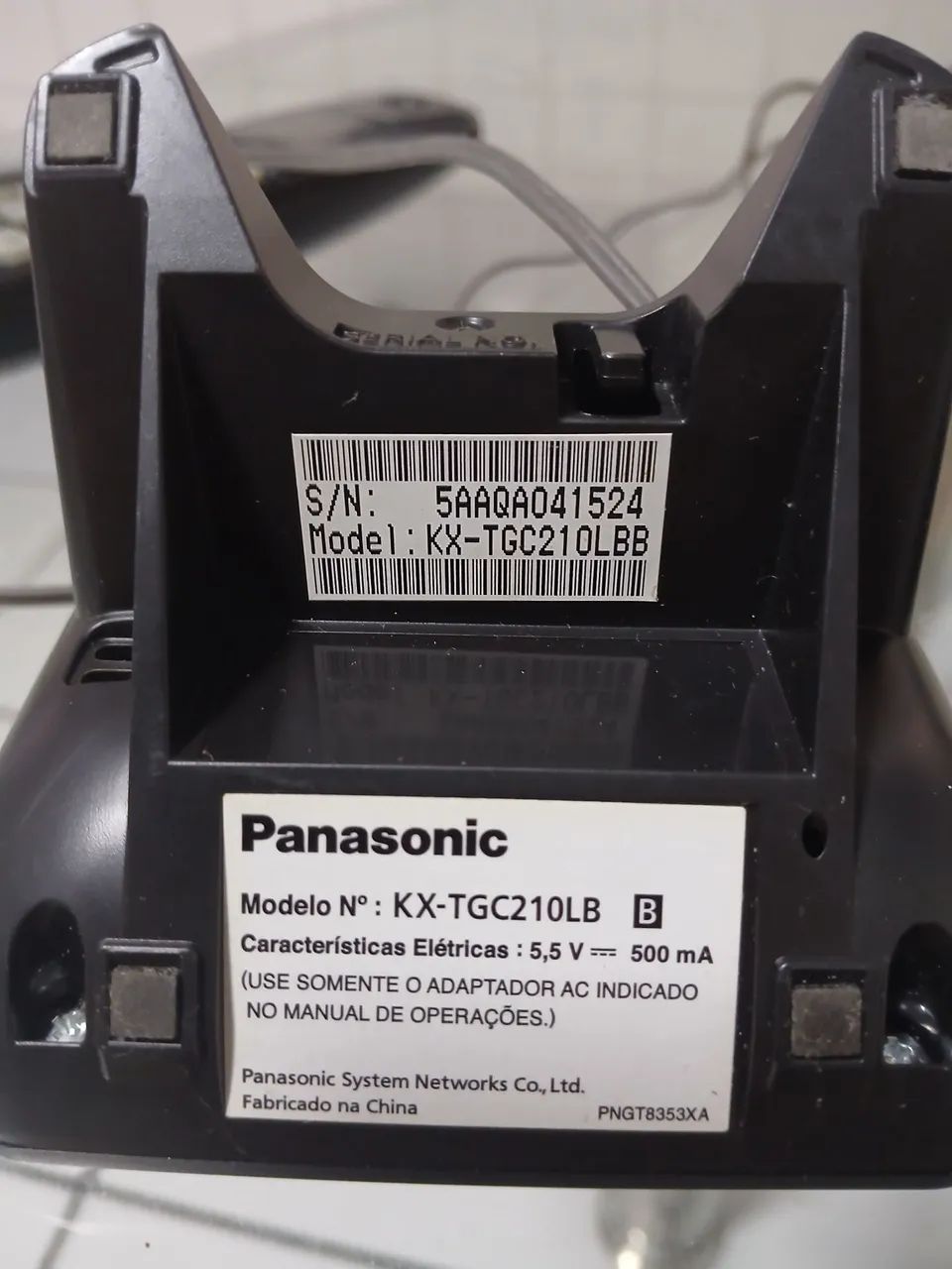 Para vender rápido!!!! Telefone sem fio PANASONIC DECT 6.0 - Foto 2
