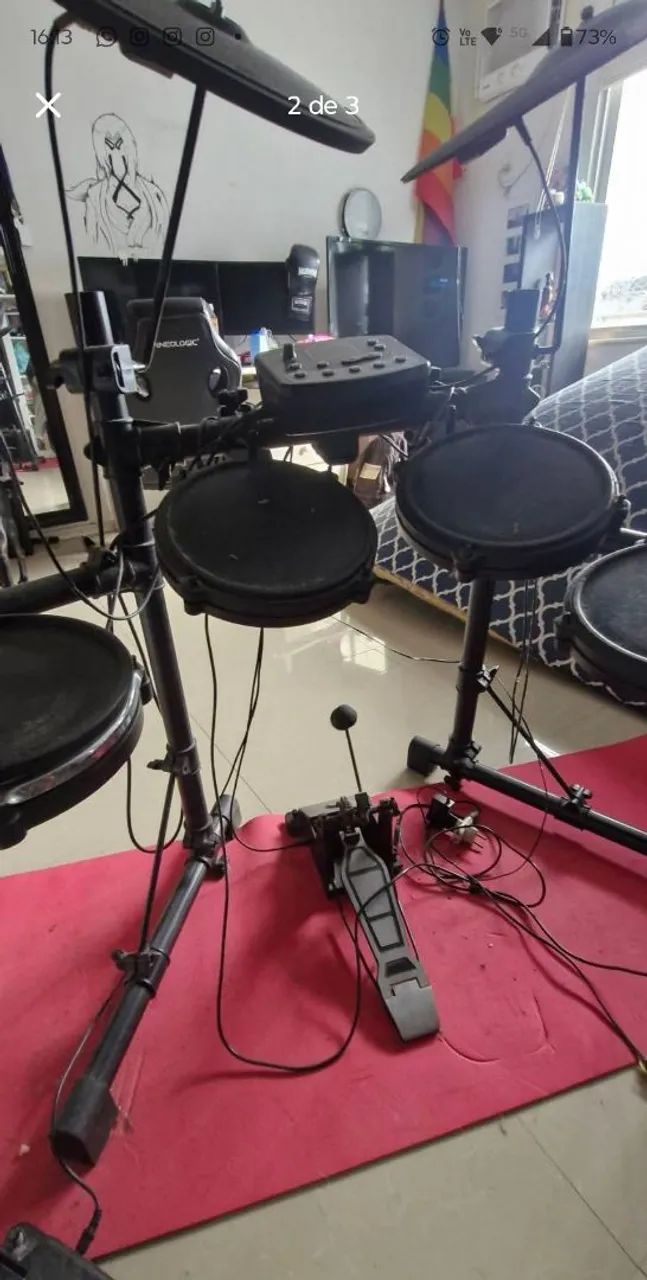 Bateria Eletrônica Shelter  - Foto 2