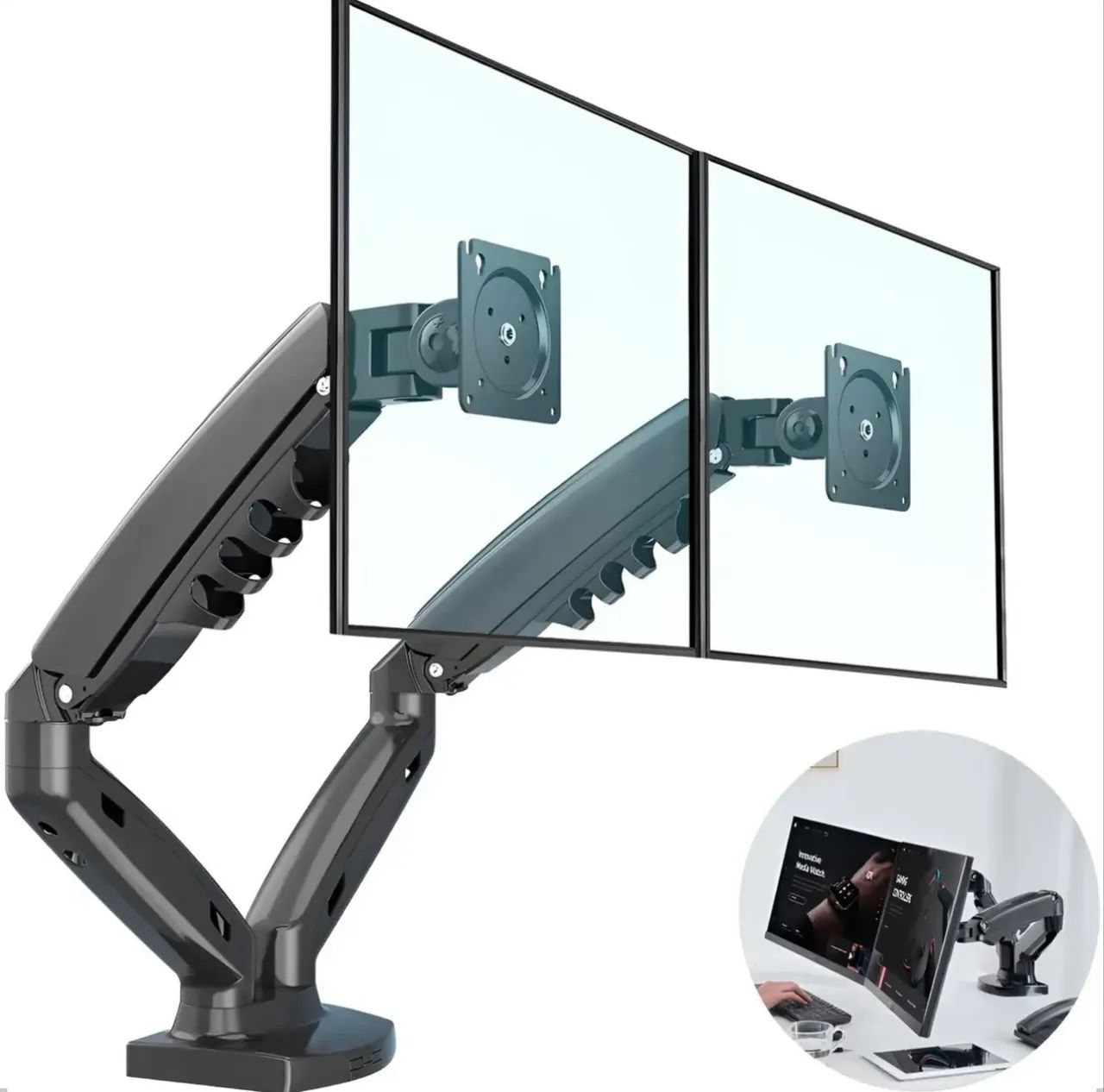 Suporte Mesa 2 monitores Articulado