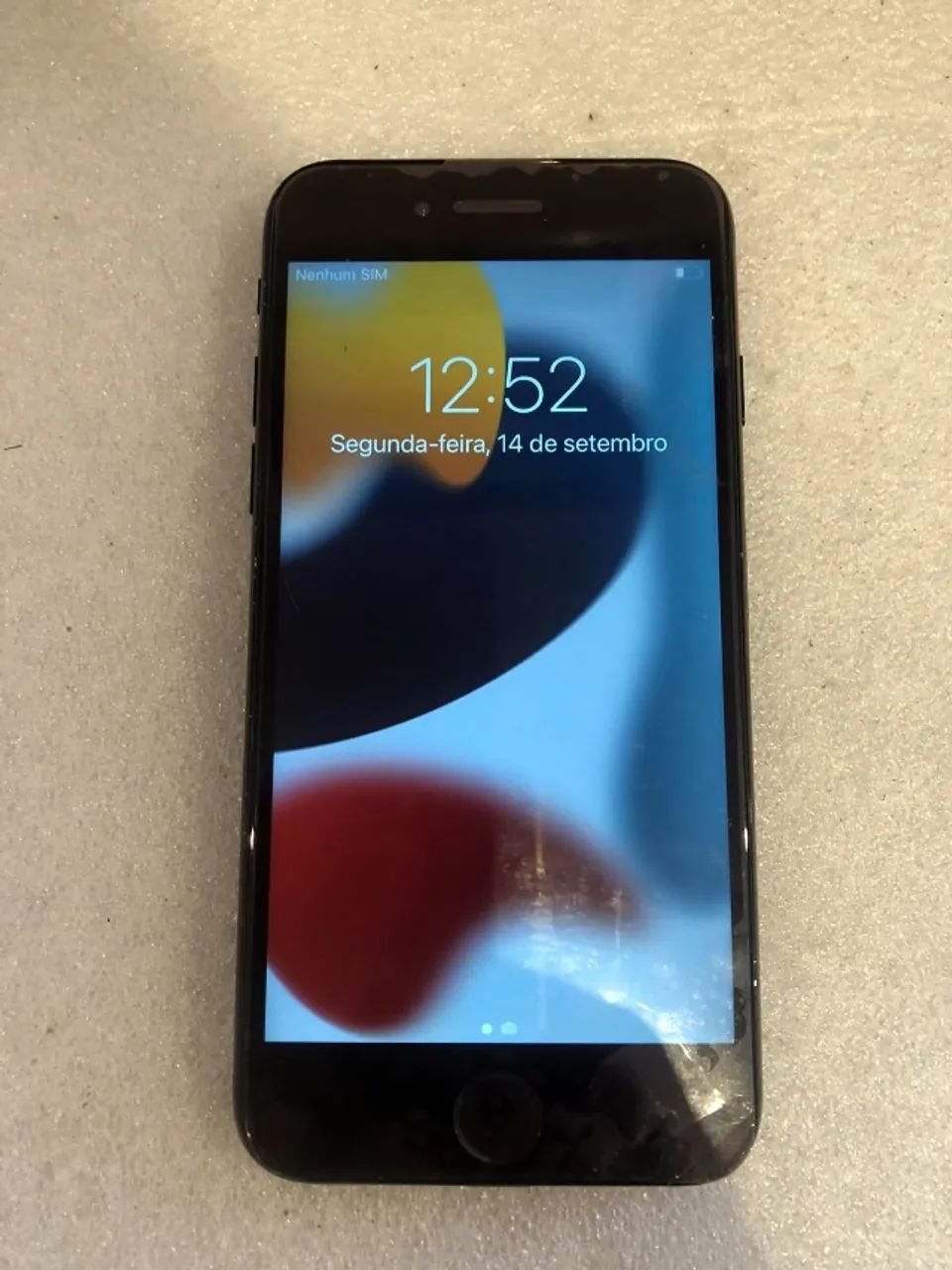 iPhone 7 Plus 128 Gb Preto-fosco Tela nova Bateria Nova Sem