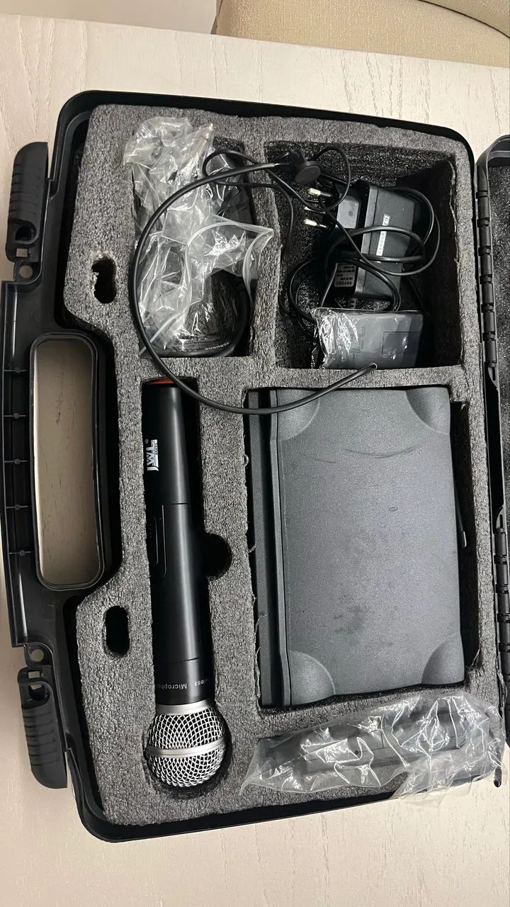 Kit microfone sem fio para igreja