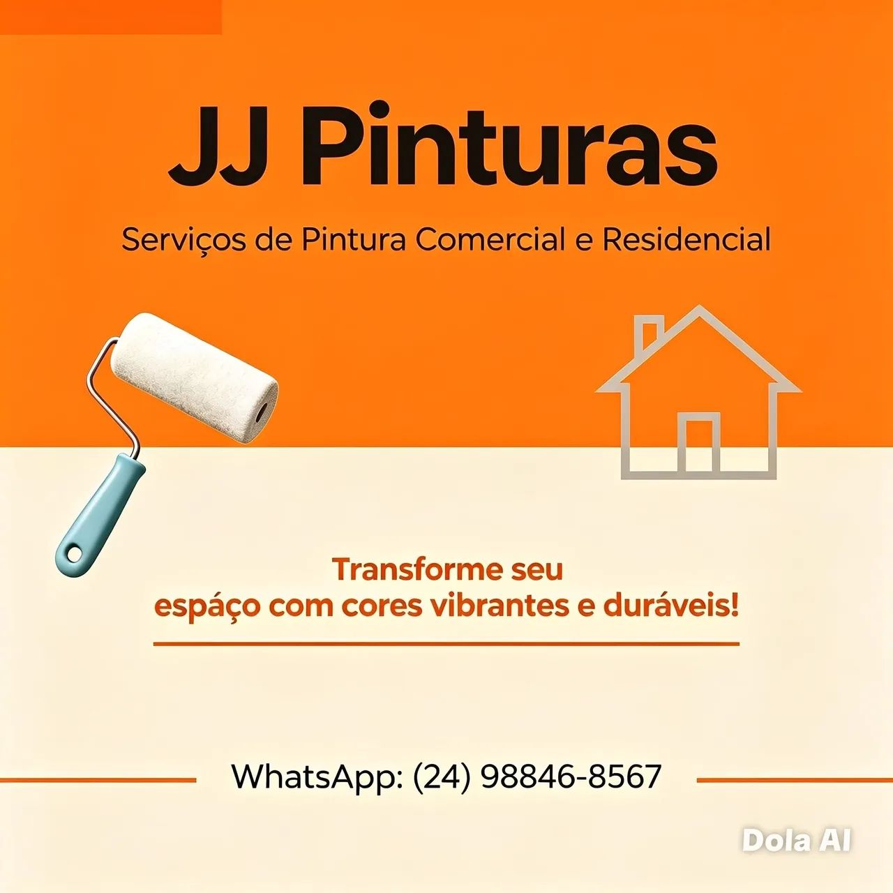 Trabalhamos com pinturas residencial e comercial!