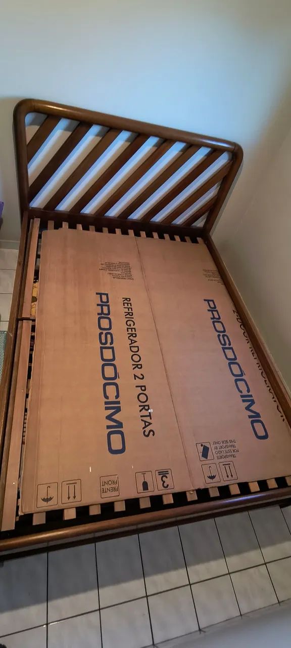 Cama casal padrão - Excelente produto - Foto 5