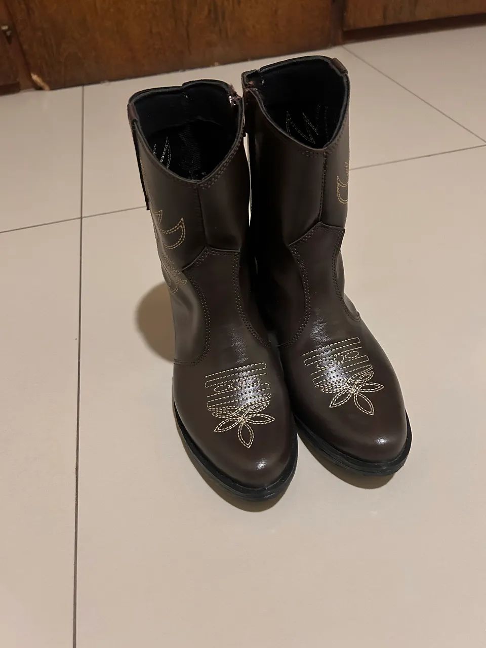 Bota Texana Marrom Café  - Foto 2