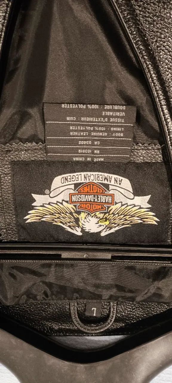  jaqueta de couro Harley-Davidson - Foto 3