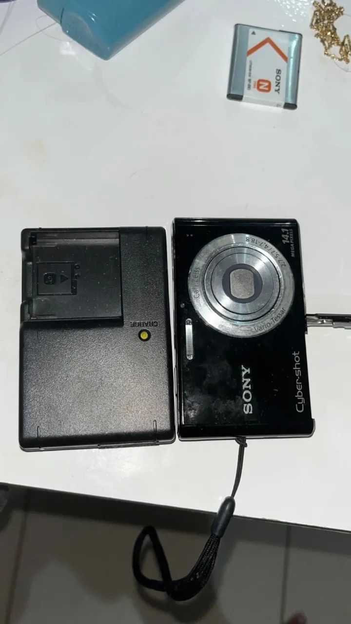 Camera cybershot 14.1 com carregador e cartão de memória  - Foto 6