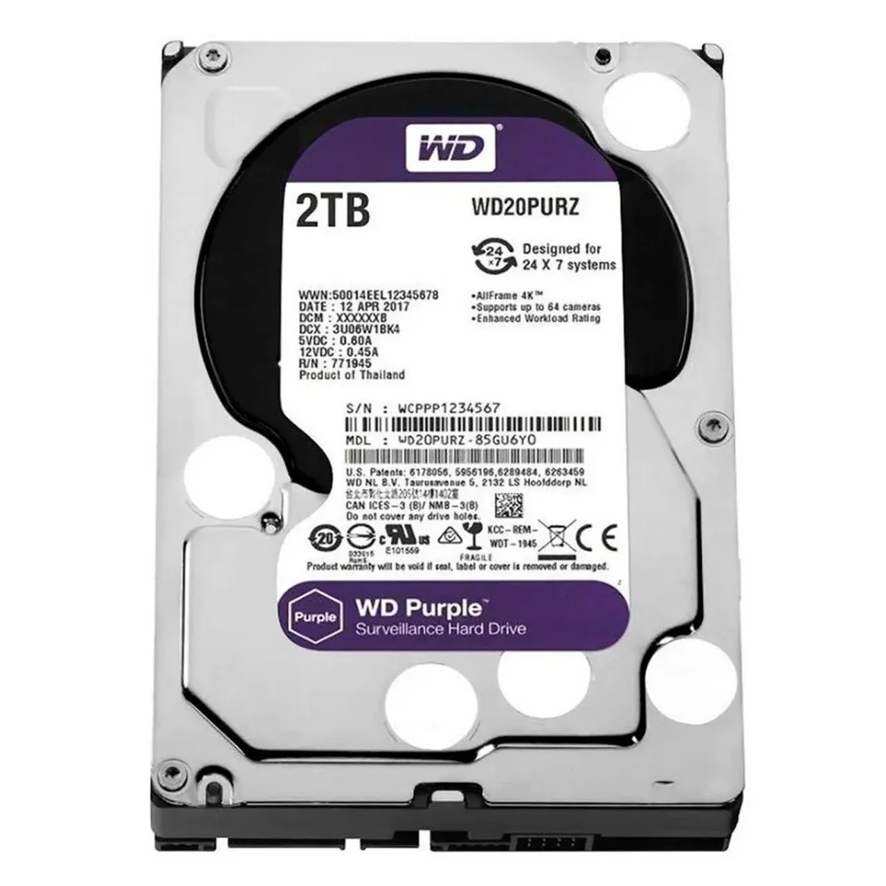 HD WD purple 2TB - Foto 3