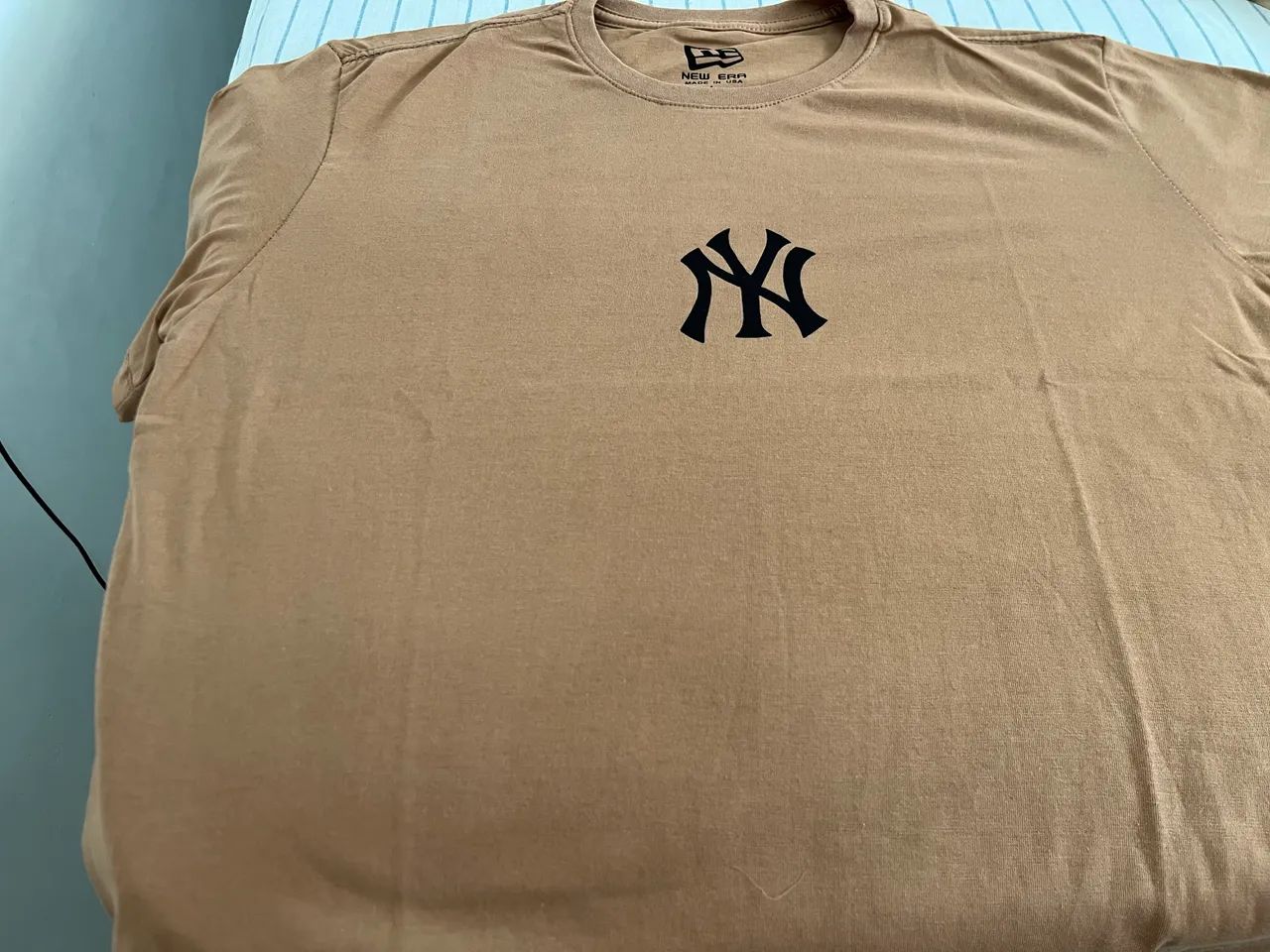 Camiseta New Era New York Yankees Caramelo / Caqui - Foto 2